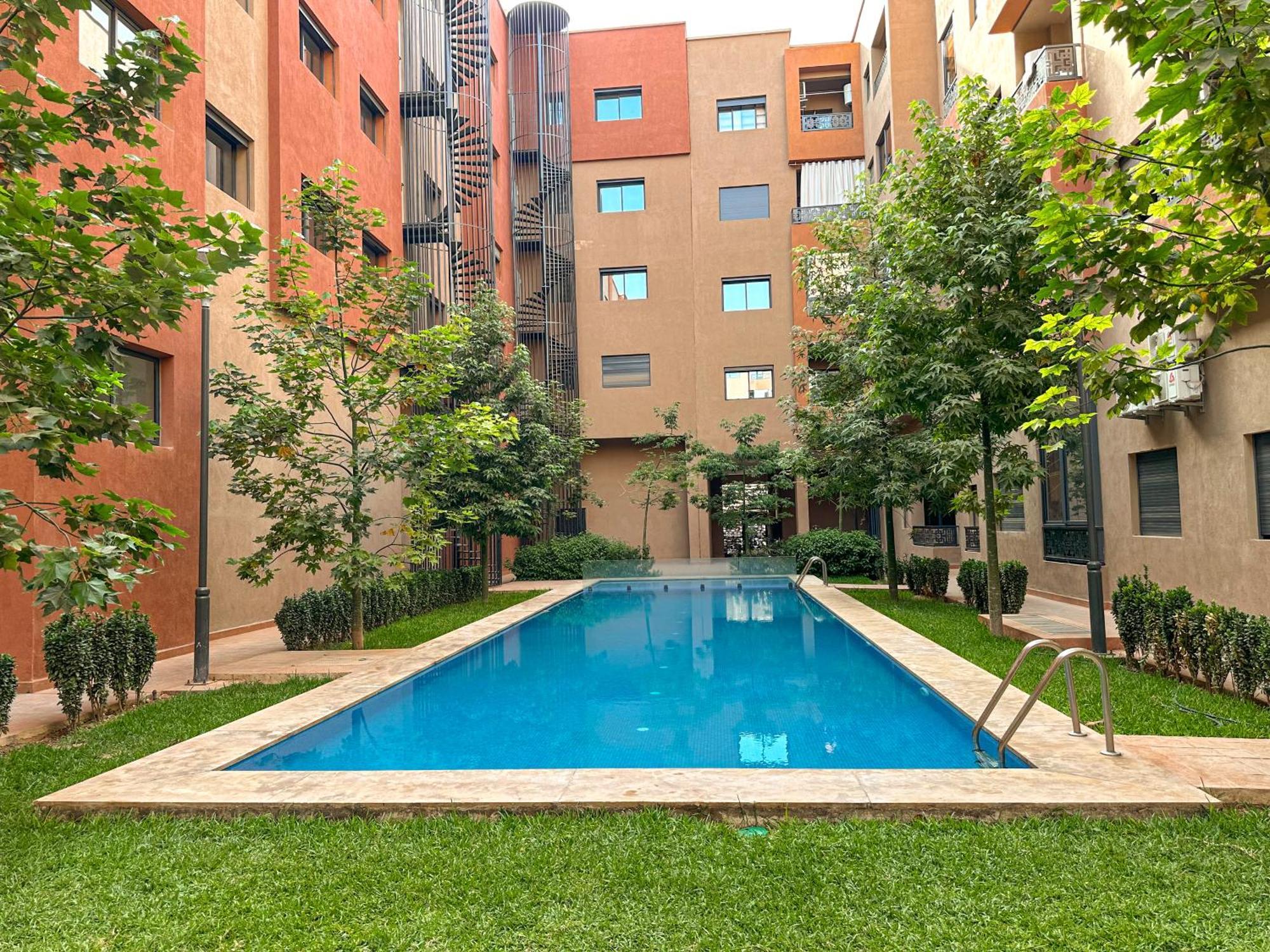 Condo In Marrakech With Pool Марракеш Экстерьер фото